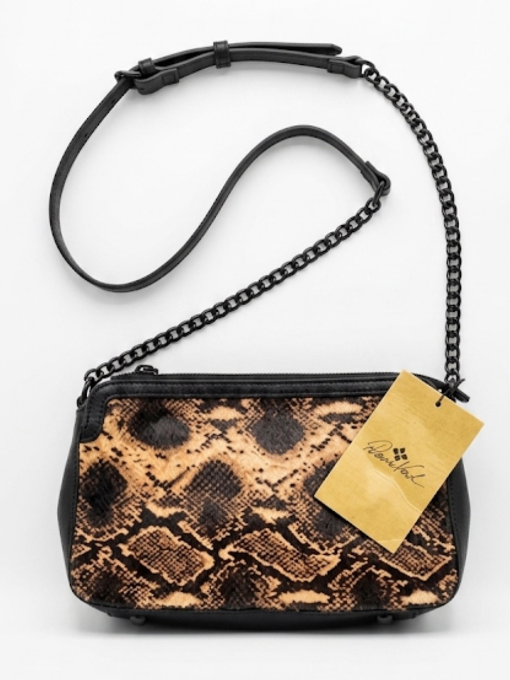 Patricia Nash Chambery Python Calf Hair & Leather Crossbody Bag